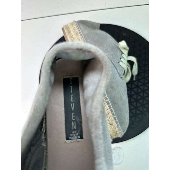 Steven by Steve Madden Tobias Espadrille Sneakers Gray Size 9B - Picture 9 of 9